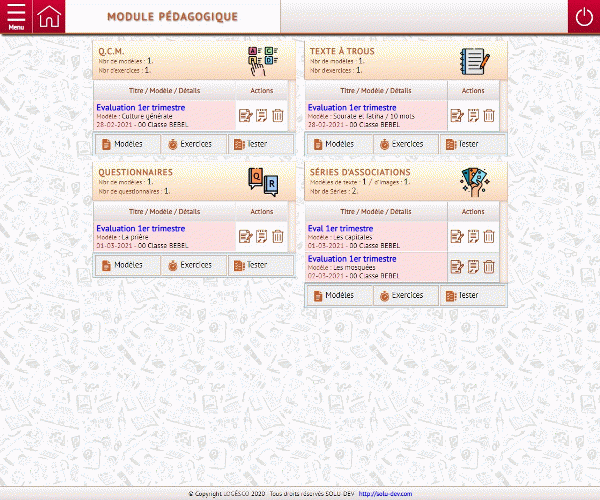 Module Pédagogique
